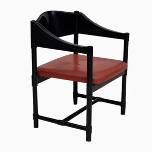 Poltrone in pelle e betulla di Lepokalusto, Finlandia, anni '70, set di 4