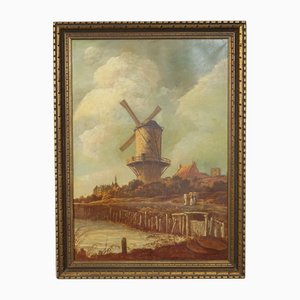 Jacob Van Ruisdael, The Mill Wijk-Bij-Duurstede, 1900s, Oil on Canvas
