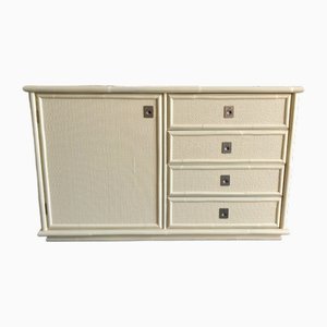 Vintage Rattan Sideboard, 1970s