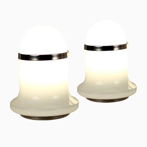 Vintage Metal Table Lamps attributed to Goffredo Reggiani for Reggiani, Italy