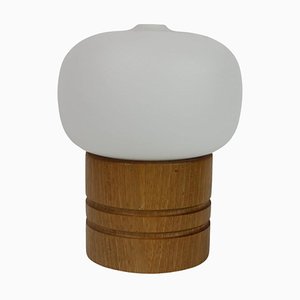 Wooden Table Lamp from Valasske Mezirici, 1960s