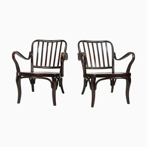 Set of Armchairs No. 752 attributed to Josef Frank for Thonet, 1930s
