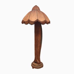 Lampadaire à Hélice d'Avion Mid-Century Art Déco en Bois, 1940s