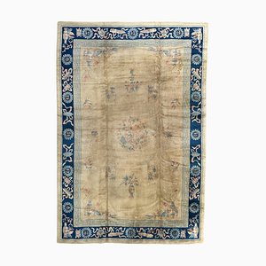 Handgetufteter chinesischer Vintage Teppich, 1980er