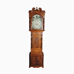 Antike englische Standuhr aus Mahagoni, 18. Jh.