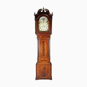 Antike englische Standuhr aus Mahagoni, 18. Jh.