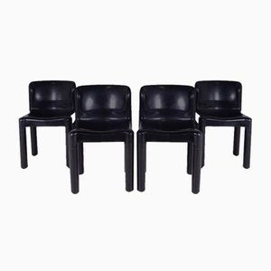 Chaises Mid-Century Modernes Nr. 4875 par Carlo Bartoli pour Kartell, 1970, Set de 4