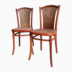 Jugendstil Stühle von Michael Thonet, 1890er, 2er Set