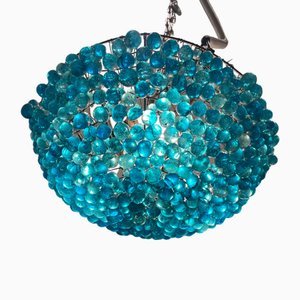 Plafonnier Perlé en Verre de Murano, 1960s