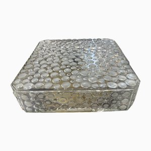 Mid-Century Bubble Kristallglas Wandleuchten von Hustadt Leuchten, 2 . Set