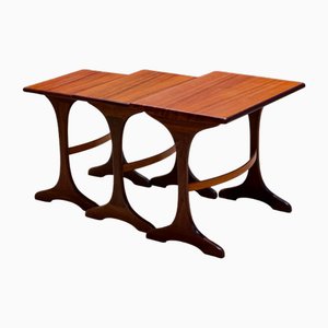 Teakwood Nesting Tables from G-Plan, 1960s, Set of 3