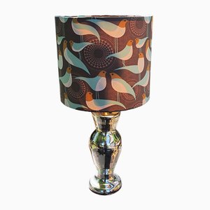 Vintage Mercury Glass Table Lamp
