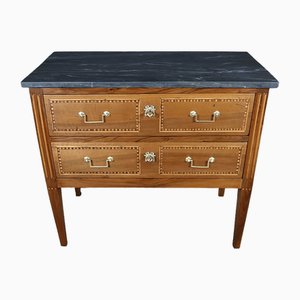 Small Early 19th Century Louis XVI Regional Walnut Chest of Drawers
