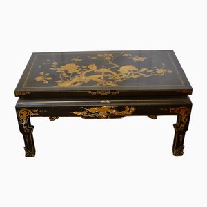 Painted and Lacquered Chinoiserie Coffee Table, 1890s