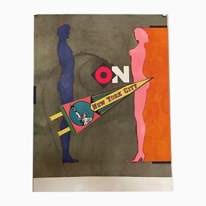 Lindner, On (from the Fun City Portfolio), 1971, Lithograph