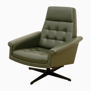 Mid-Century Czechoslovak Swivel Armchair, 1970s