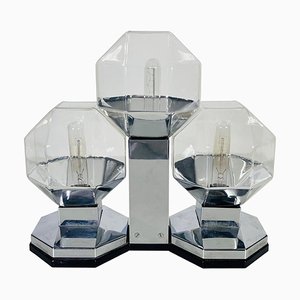 Large Modular Flush Mount attributed to Motoko Ishii for Staff Leuchten, 1970s