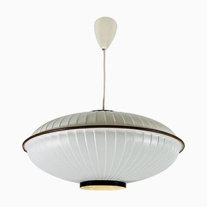 Mid-Century Modern Saucer Shape Pendant Lamp, Italy, 1960s