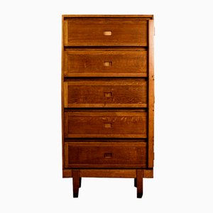 Sideboard Bücherregal mit Schiebetüren aus Eiche von Staverton für RAF, 1960er