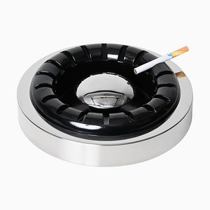 Mid-Century Chrome M60 Ashtray attributed to Tecno Design for Luci, Italy, 1970s