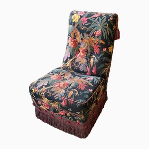 Floral Armchair by Jean Roche, 1980s