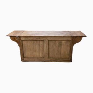 Two-Sided Central Island Counter in Pine, 1950s