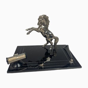 Bolígrafo Liberty con estatua de caballo, años 20