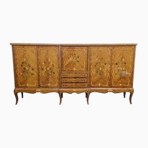 Inlaid Servant Sideboard, Lombardy, 1980s
