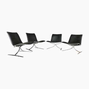 Jk 710 Skater Chairs by Jørgen Kastholm for Kill International, 1960s, Set of 4