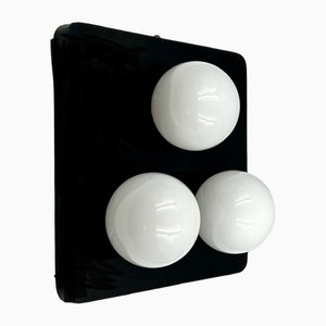 Panel Wandlampe mit Glänzenden Glaskugeln, 1970er