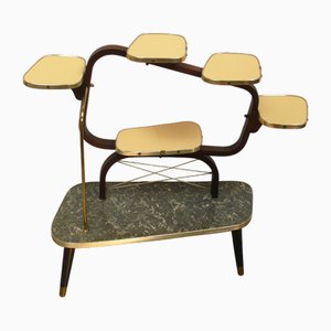 Large Mid-Century Modern German Side Table with 6 Levels, 1950s