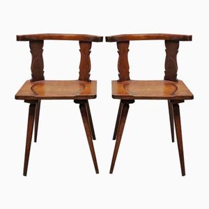 Set of Antique Wooden Chairs