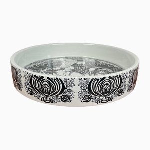 Mid-Century Danish Flora Bowl by Bjørn Wiinblad for Nymolle, Denmark, 1960s