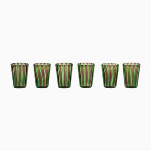 Tequila Glasses in Murano Glass by Mariana Iskra, Set of 6
