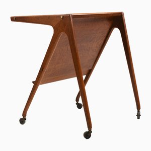 Danish Oak Serving Trolley, 1950s