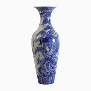 Oriental Vase in Blue and White