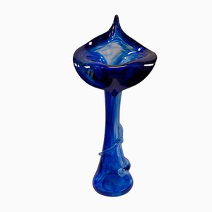Figur aus blauem mundgeblasenem Glas, 2005