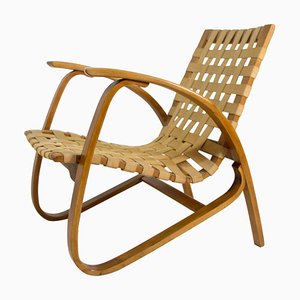 Art Deco Armchair attributed to Jan Vanek, 1930s