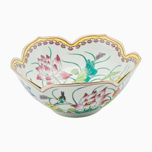 Fruttiera Art Déco vintage in ceramica, Cina, anni '40