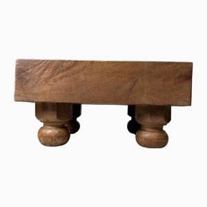 Go Game Board Goban Kaya Side Table, Japan, 1920s