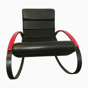 Vintage Space Age Ellipse Rocking Chair, 1970s