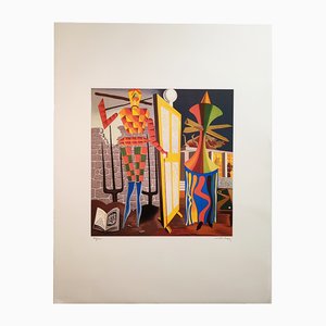Man Ray, Composición, años 70, Litografía