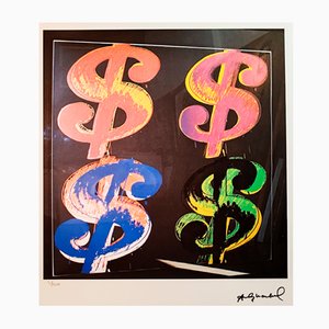 After Andy Warhol, The Dollars, Lithographie, 1980er
