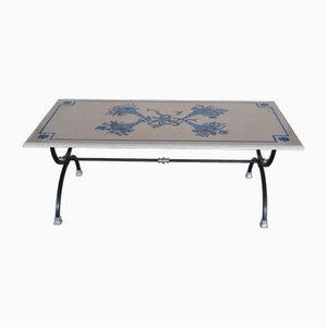 Table Basse avec Plateau en Marbre Beige de Cupioli Living