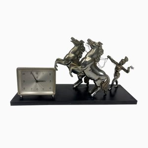 Vintage Liberty Clock with Roman Sculpture, 1920s