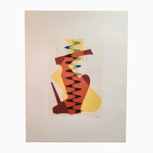 Man Ray, Composición, años 70, Litografía
