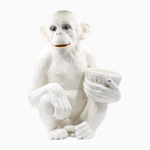 Vintage Monkey Chimpanzee in Ceramic, 1960s