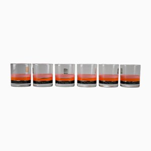 Tumbler Drinking Glasses by Pierre Cardin, 1980, Set of 6