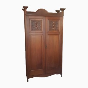 Arts and Crafts Hall Robe in Mahogany, 1890s