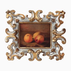 Panfilo Nuvolone, Natura morta, XVII secolo, Olio su ardesia, Con cornice